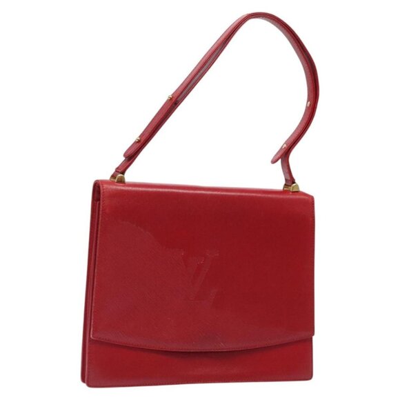 LOUIS VUITTON Opera line Delph Shoulder Bag Red M63937 LV Auth - Picture 1 of 16